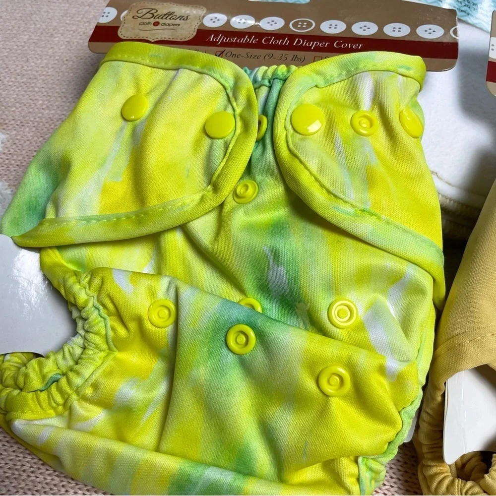NWT Buttons Cloth Diaper Lot